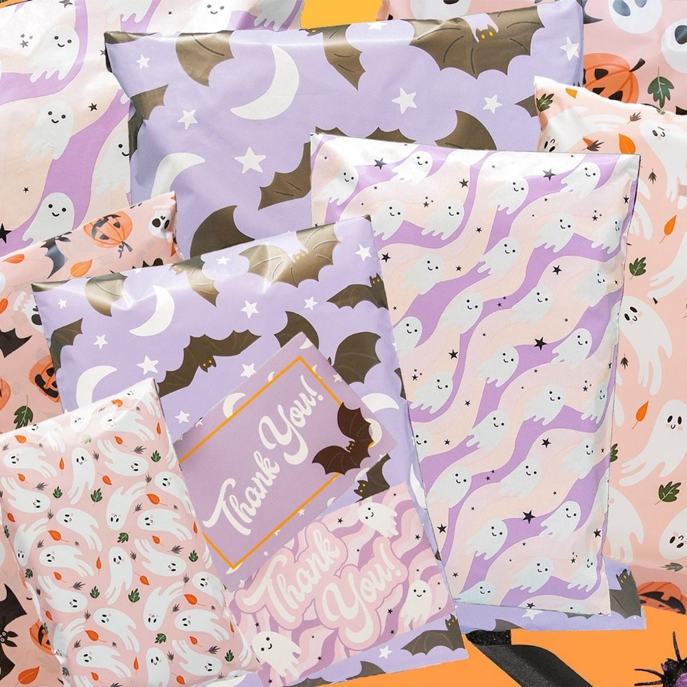 Bats 🦇 Poly Mailers 14.5x19 Pack of 10 - Picture 4 of 4